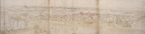 Palacio de Greenwich y Londres desde la colina de Greenwich de Anthonis van den Wyngaerde