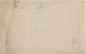 Panorama de Londres visto desde Southwark: Lambeth, 1554 de Anthonis van den Wyngaerde