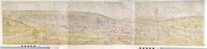 Vista panorámica de Bruselas desde el norte, 1558