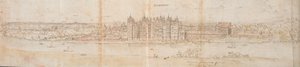 Palacio de Richmond desde el otro lado del Támesis, 1562