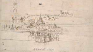 La Torre de Londres, c. 1550-1560 de Anthonis van den Wyngaerde