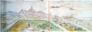 Vista de Tarragona de Anthonis van den Wyngaerde