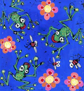 Papel tapiz de rana, 2008 de Anthony Breslin