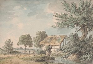 Paisaje cerca de Watford, Herfordshire de Anthony Devis