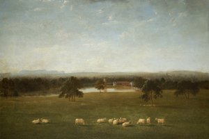 Tabley: El Viejo Salón desde el Parque