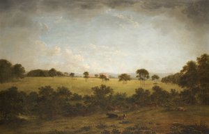 Tabley: El Parque con una Vista Lejana de la Casa de Anthony Devis