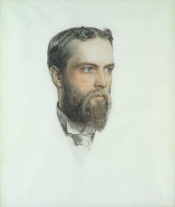 Cabeza de un hombre, 1904 de Anthony Frederick Augustus Sandys