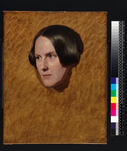 Sra. Sandys, la madre del artista, finales de la década de 1840 de Anthony Frederick Augustus Sandys