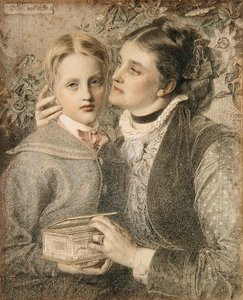 Sra. Tom Chappell y su hijo de Anthony Frederick Augustus Sandys