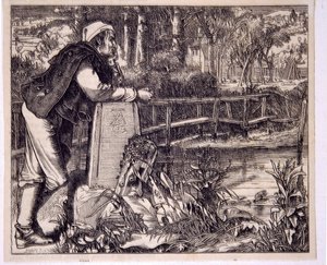 El viejo cartista de Anthony Frederick Augustus Sandys