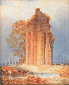 Riego de ganado por columnas corintias