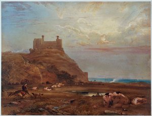 Castillo de Harlech, 1820 de Anthony Vandyke Copley Fielding