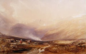 Snowdon de Anthony Vandyke Copley Fielding