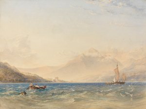 El cabo de Loch Fyne, con el castillo de Dindarra
