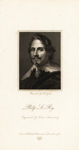 Retrato del Barón Philippe Le Roy, diplomático flamenco de Anthony van (after) Dyck