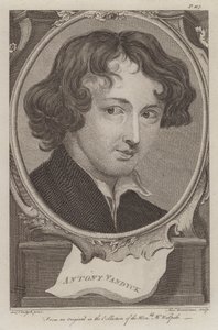 Sir Anthony van Dyck, artista flamenco activo en Inglaterra de Anthony van (after) Dyck