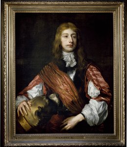 Thomas Killigrew y su perro de Anthony van (studio of) Dyck