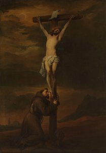 San Francisco se lamenta al pie de la cruz de Anthony van Dyck (possibly copy after)