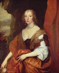 Anne Carr, condesa de Bedford, a los 22 años de Anthony van Dyck