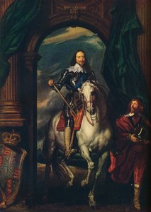 Carlos I 1600-1649 con M de St Antoine de Anthony van Dyck