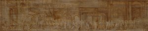 Carlos I y los Caballeros de la Jarretera en procesión, 1638