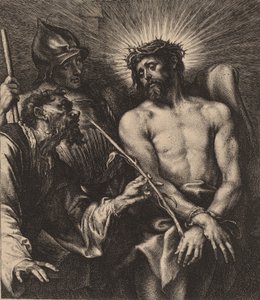 Cristo coronado de espinas, probablemente 1630 de Anthony van Dyck