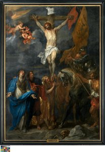 Cristo en la cruz o cristo con la esponja de Anthony van Dyck