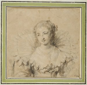 Retrato de dama de Anthony van Dyck