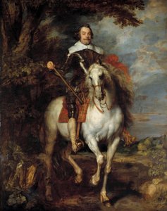 Retrato ecuestre de Don Francisco de Moncada, Conde de Ossuna, embajador del Rey Felipe IV de España en Bruselas de Anthony van Dyck
