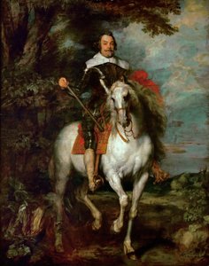 Retrato ecuestre de Francisco de Moncada 1586-1635, Marqués de Aytona y Conde de Ossuna de Anthony van Dyck
