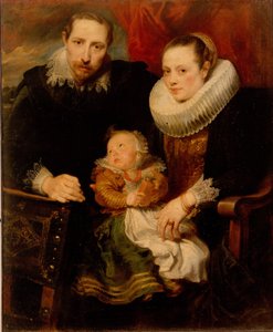 Retrato de familia, 1621 de Anthony van Dyck