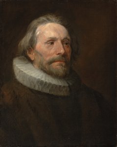 Estudio de Cabeza de un Hombre con Gorguera de Anthony van Dyck