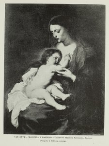 Virgen con el Niño de Anthony van Dyck