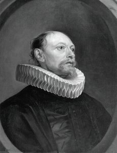 Hombre con gorguera, siglo XVII de Anthony van Dyck