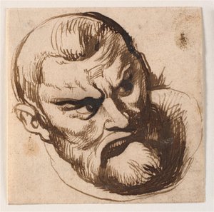 Mandehoved de Anthony van Dyck