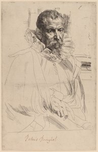 Pieter Bruegel el Joven, probablemente 1626-1641 de Anthony van Dyck