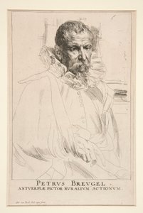 Pieter Brueghel, la más joven de Anthony van Dyck