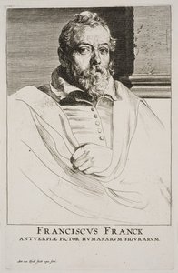 Retrato de Frans Francken de Anthony van Dyck