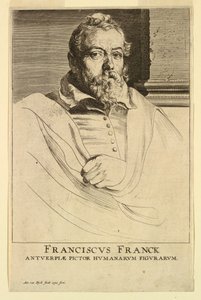 Retrato de Frans Francken, de los Icones Principum Virorum