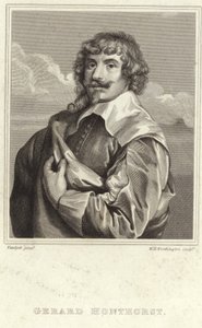 Retrato de Gerard van Honthorst de Anthony van Dyck