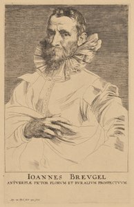 Retrato de Jan Bruegel el Viejo de Anthony van Dyck