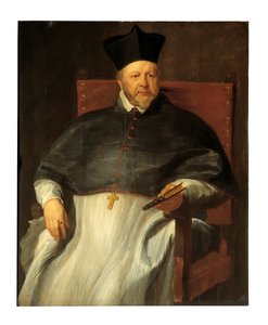 Retrato de Jan Malderus, obispo de Amberes (óleo sobre tabla) de Anthony van Dyck