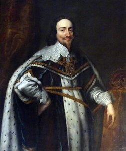 Retrato del rey Carlos I de Inglaterra (óleo sobre lienzo)