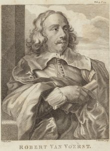 Retrato de Robert van Voerst de Anthony van Dyck