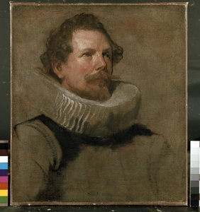 Retrato de un hombre con cuello de molino, siglo XVII