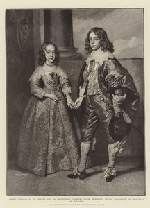 Príncipe Guillermo II de Orange y su prometida, la princesa María Enriqueta Estuardo, hija de Carlos I de Inglaterra