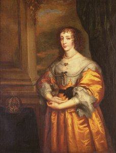 Reina Henrietta Maria, c.1633 de Anthony van Dyck