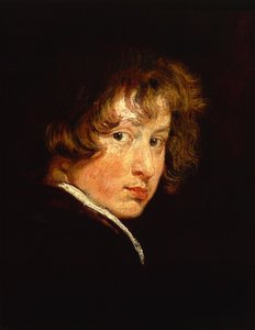 Autorretrato a los dieciséis de Anthony van Dyck