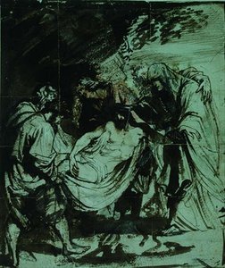 Estudio para el Entierro de Anthony van Dyck