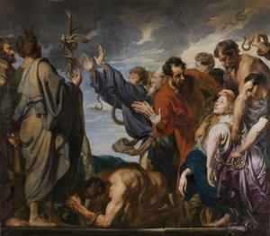 La serpiente de bronce de Anthony van Dyck